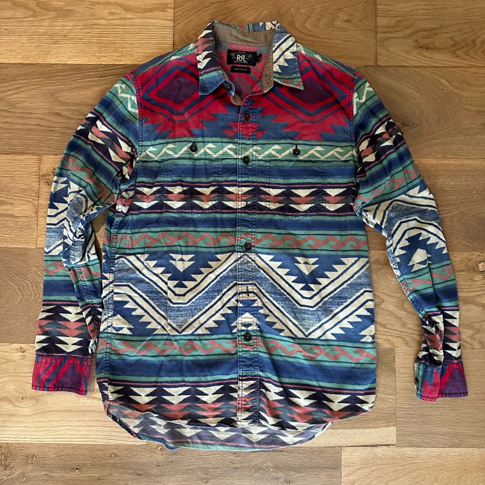 Double RL RRL cotton shirt